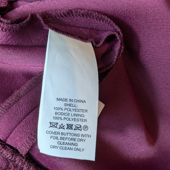 Pre-owned Kate Spade Plum Ruffle Kids Dress - Picture 14 of 14